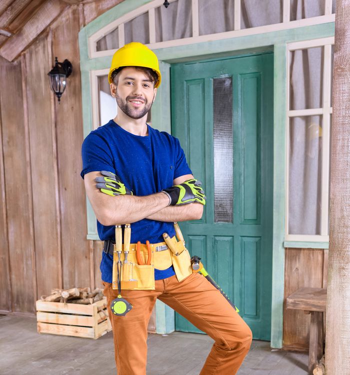 Team member with a tool belt